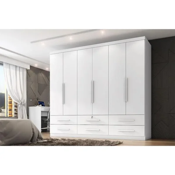 ROUPEIRO ZANZINI MAXIMUS PLUS BRANCO ABSOLUTO 6P 6G - Imagem 2