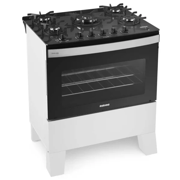 FOGAO ITATIAIA ITAGLASS PLUS 5Q BRANCO/PRETO - Imagem 4