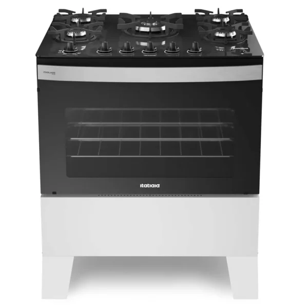 FOGAO ITATIAIA ITAGLASS PLUS 5Q BRANCO/PRETO - Imagem 5