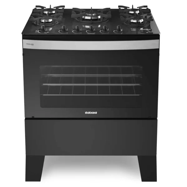FOGAO ITATIAIA ITAGLASS PLUS 5Q BRANCO/PRETO - Imagem 7