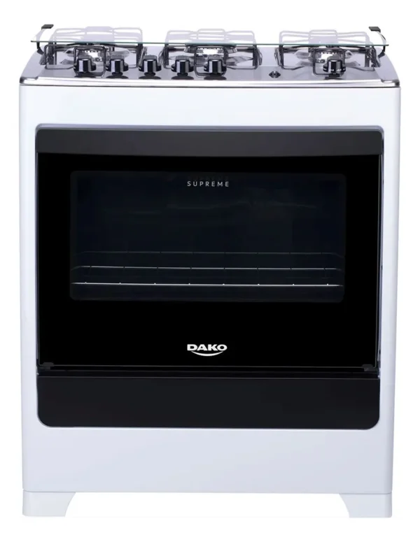 Fogão 5 Bocas Dako Supreme Branco Inox Bivolt - Imagem 5