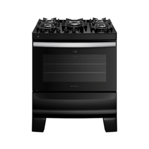 FOGAO ATLAS AGILE UP GLASS 5BOCAS C/A PRETO