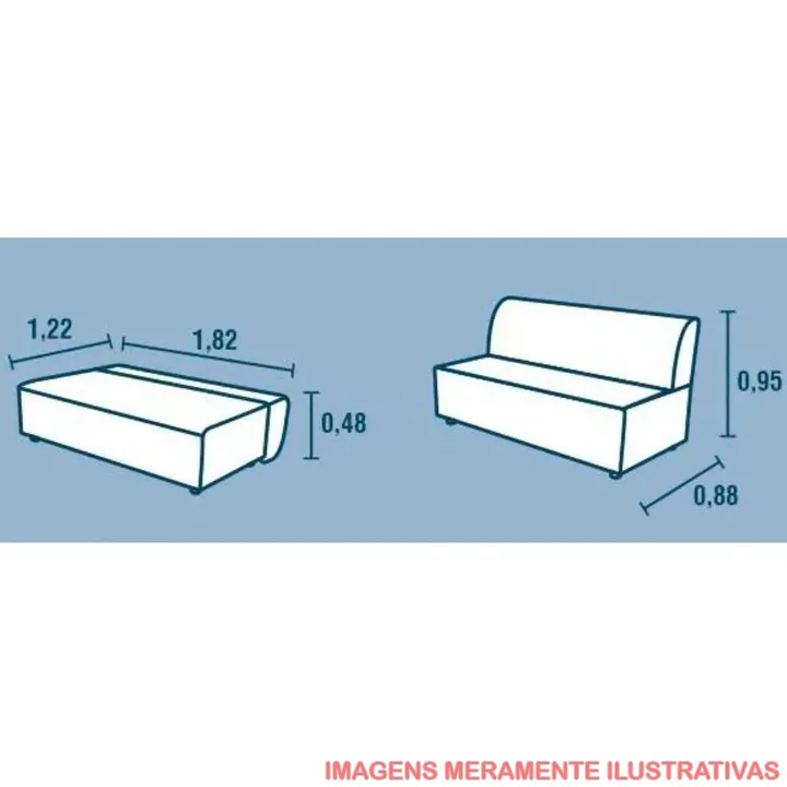 SOFA CAMA FIRE 3 LUGARES - Imagem 2