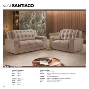 SOFA 2X3 LG L&A ESTOFADOS SANTIAGO