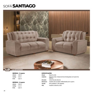 SOFA L&A SANTIAGO 2X3 LUGARES 508A