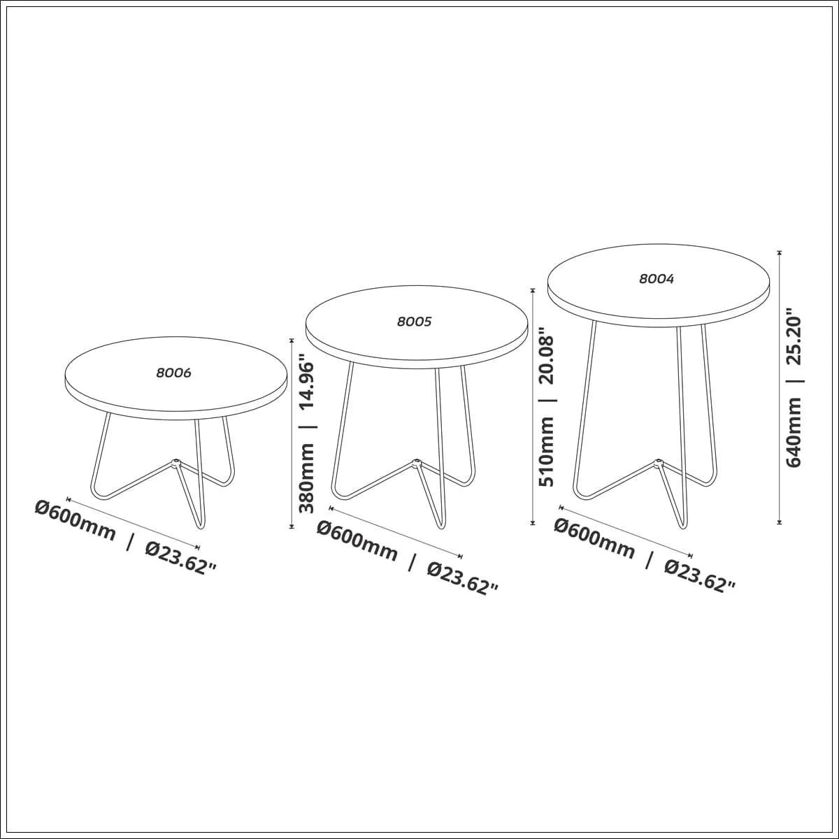 MESA APOIO JB BECHARA 8004 LU OFF WHITHE - Imagem 4