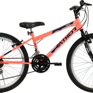 BICICLETA ATHOR ARO 24 18M LEGACY MASCULINA LARANJA NEON