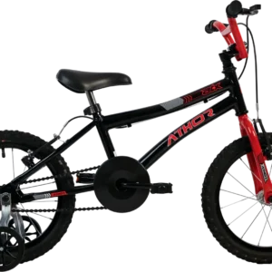 BICICLETA ARO 16 ATHOR ATX MASCULINA PRETA C/ VERMELHO