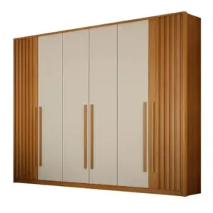ROUPEIRO VALVERDE ANAPOLIS RIPADO 06 PORTAS CINAMOMO/OFFWHITE